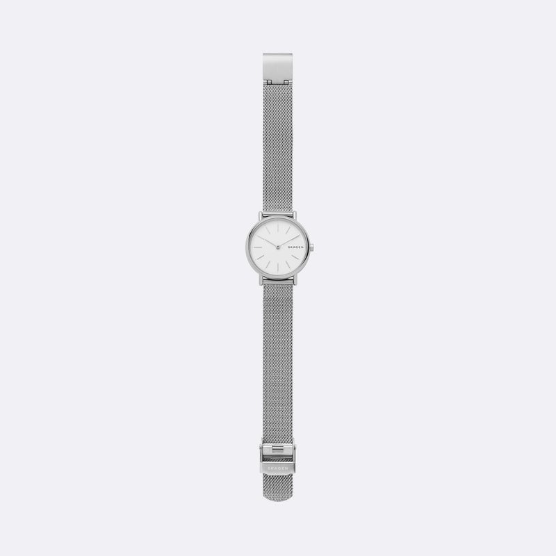 Skagen Women's Signatur Lille Two-Hand Silver Stainless Steel Mesh Band Watch (Model: SKW2692) - Image 3